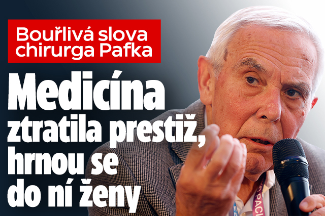 Medicína ztratila na prestiži kvůli ženám, tvrdí Pafko