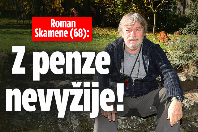 „Maskot veksláků“ Roman Skamene: Z penze nevyžije!