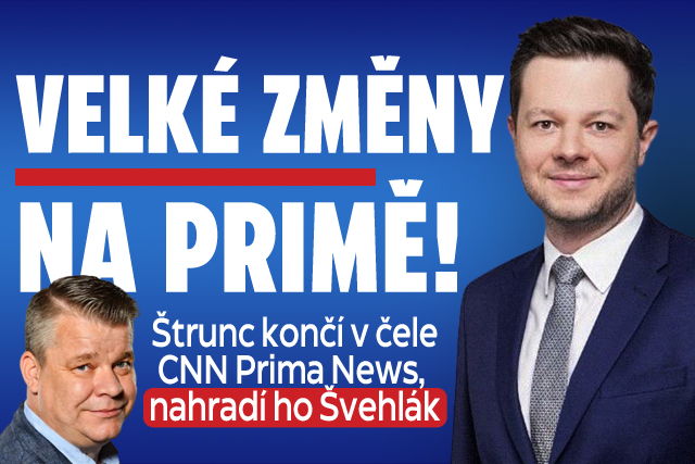 Velké změny: Pavel Štrunc končí coby šéf CNN Prima News!