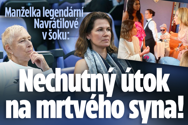Manželka Navrátilové v šoku: Nechutný útok na mrtvého syna! 