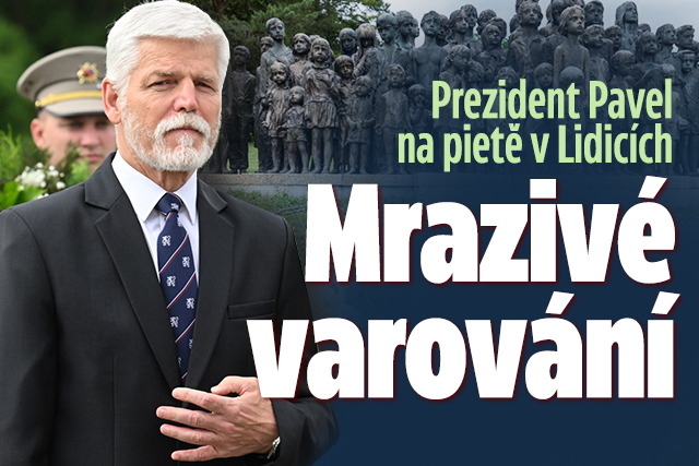 Pavel ucti památku obětí z Lidic a přidal varování
