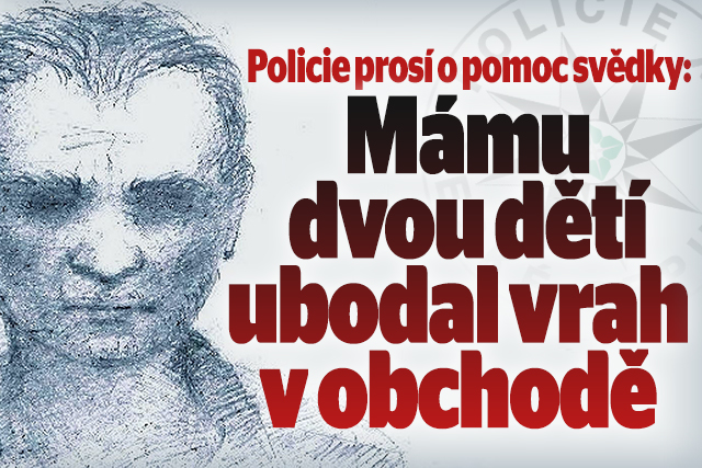 Vrah ubodal mámu od dětí: Policie hledá svědky