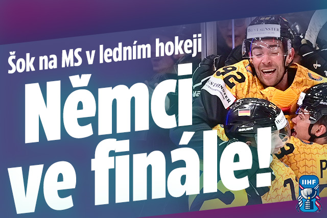 Šok na MS v ledním hokeji: Němci ve finále!