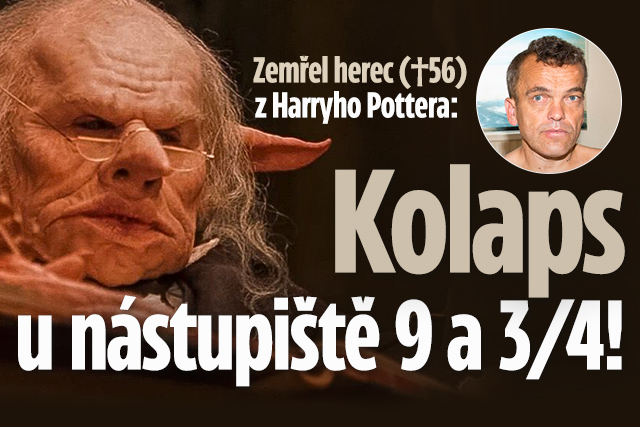 Zemřel herec z Harryho Pottera: Kolaps u nádraží 9 a 3/4! 