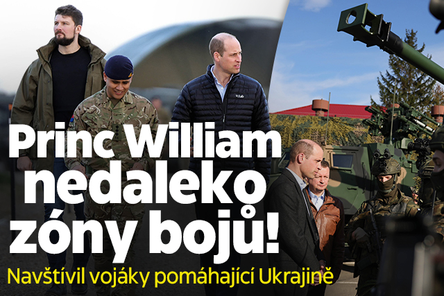Princ William kousek od ukrajinských bojů! Děkoval vojákům