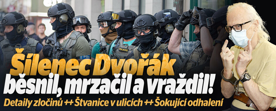 Útoky šílence Dvořáka detailně a jeden po druhém: Zabíjel a mrzačil, ale do basy se mu nechtělo Útoky šílence Dvořáka detailně a jeden po druhém: Zabíjel a mrzačil, ale do basy se mu nechtělo