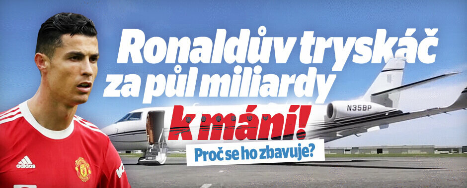 Ronaldův tryskáč za půl miliardy k mání! Proč ho prodává? Ronaldův tryskáč za půl miliardy k mání! Proč ho prodává?