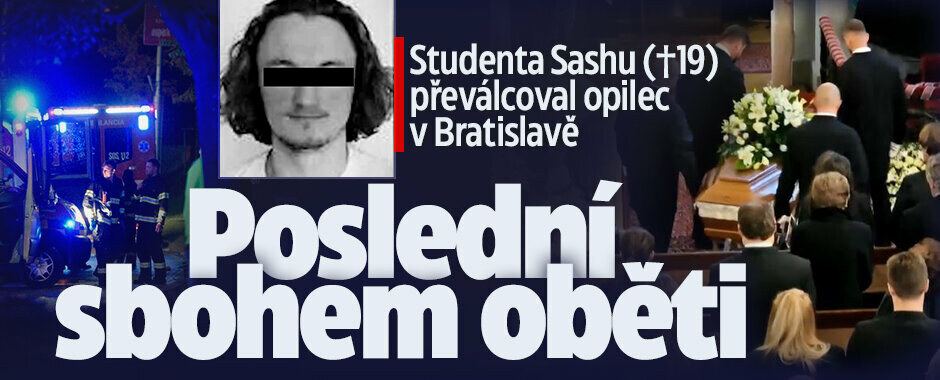 Poslední z obětí nehody v Bratislavě byla pohřbena: Svůj největší sen si už Sasha (†19) nesplní