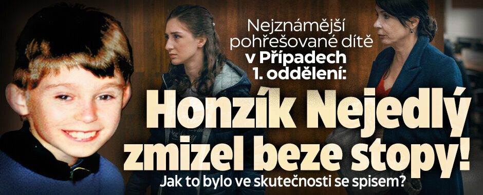 Případy 1. oddělení připomněly smutné zmizení Honzíka Nejedlého: Co řekla matka Ivana po nahlédnutí do spisu?