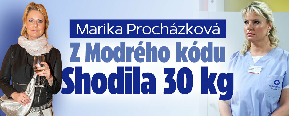 Doktorka z Modrého kódu Marika Procházková zhubla 30 kilo! Jak to dokázala? 