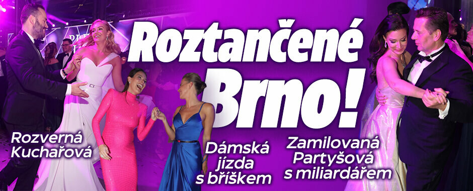 Roztančené Brno! Rozverná Kuchařová i zamilovaná Partyšová s miliardářem Roztančené Brno! Rozverná Kuchařová i zamilovaná Partyšová s miliardářem