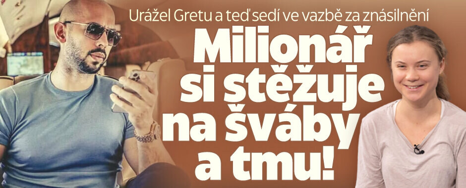 Vlivný influencer urazil Gretu a teď pyká ve vazbě: Trápí ho tma, štěnice a švábi! Vlivný influencer urazil Gretu a teď pyká ve vazbě: Trápí ho tma, štěnice a švábi!