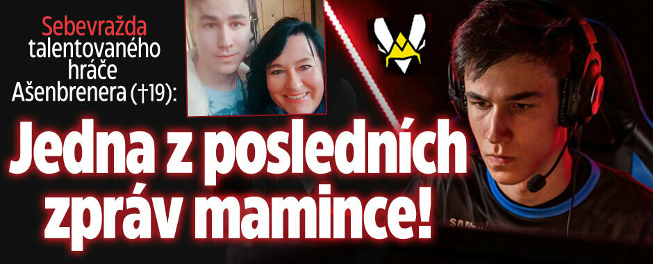 Sebevražda nadějného hráče Ašenbrenera (†19): Jedna z posledních zpráv mamince! Sebevražda nadějného hráče Ašenbrenera (†19): Jedna z posledních zpráv mamince!